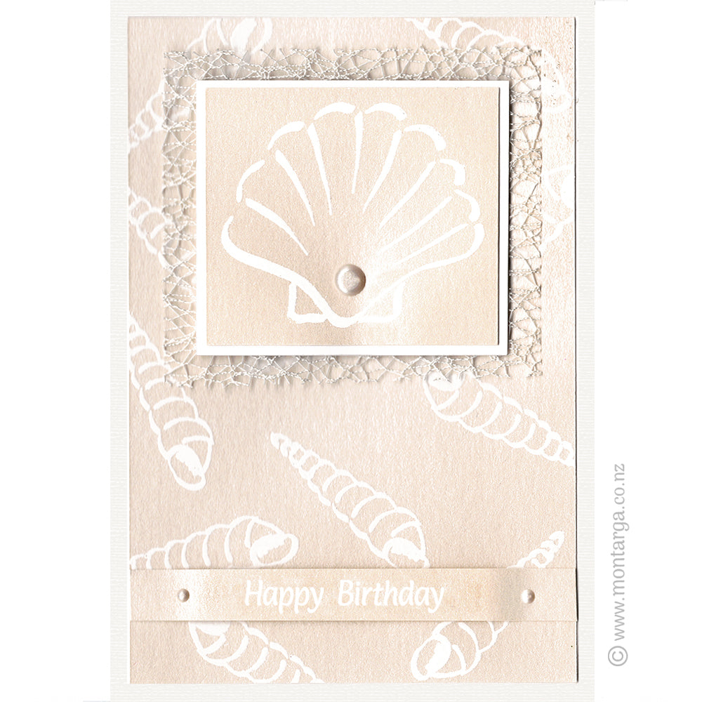 1456 F - Shell Rubber Stamp
