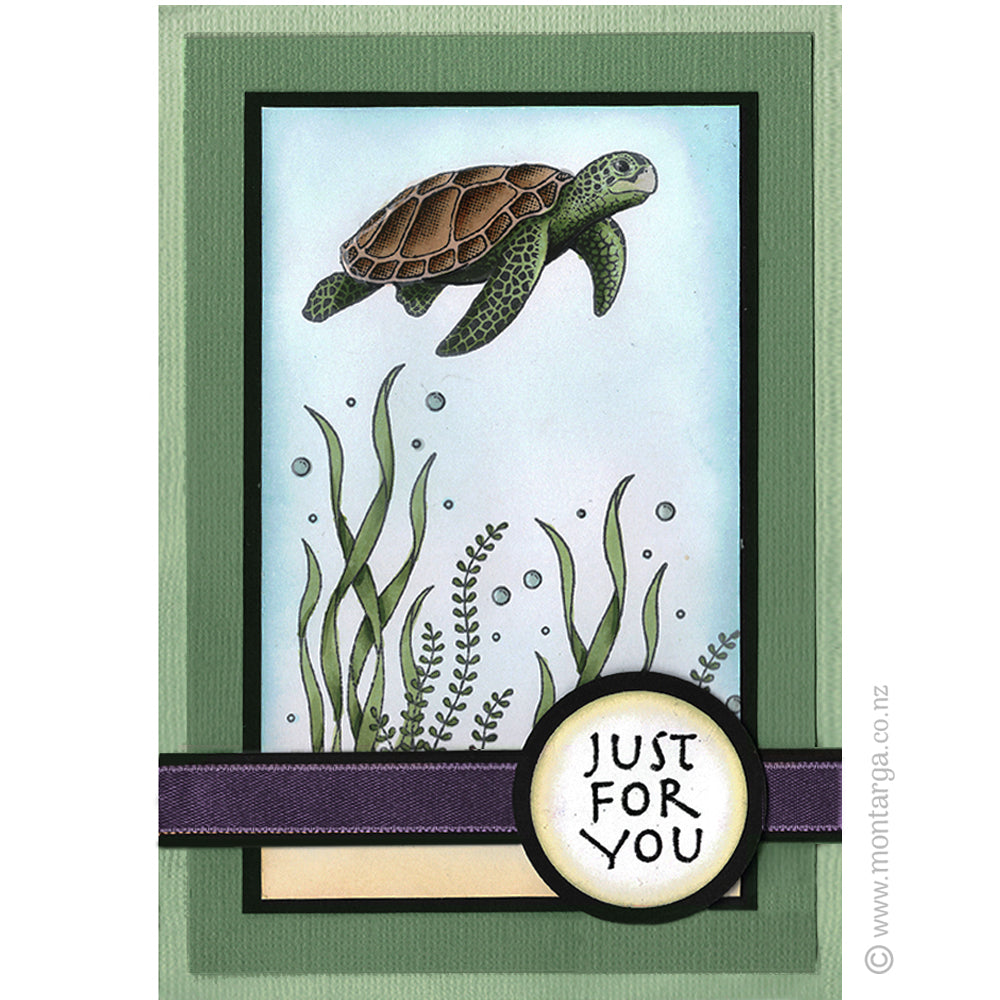 2969 A - Just For You Wording Rubber Stamp