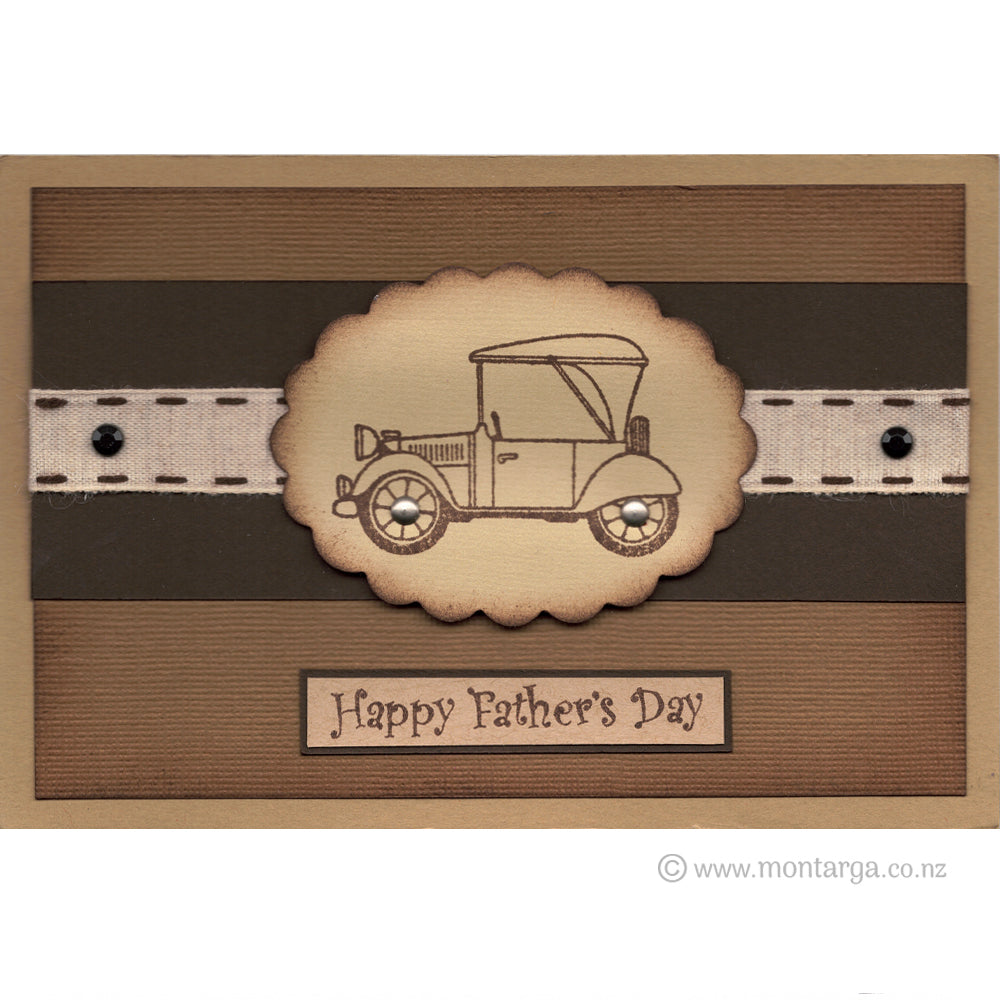 1726 E or G - Vintage Car Rubber Stamp
