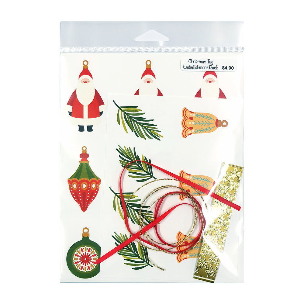 Christmas Tag Ephemera Pack