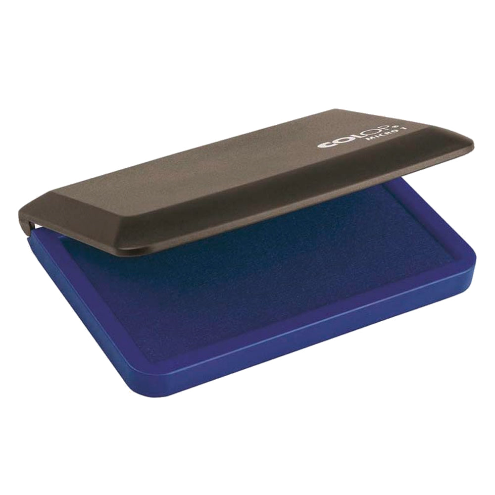 Colop Micro 1 Small Office Ink Pad - Blue