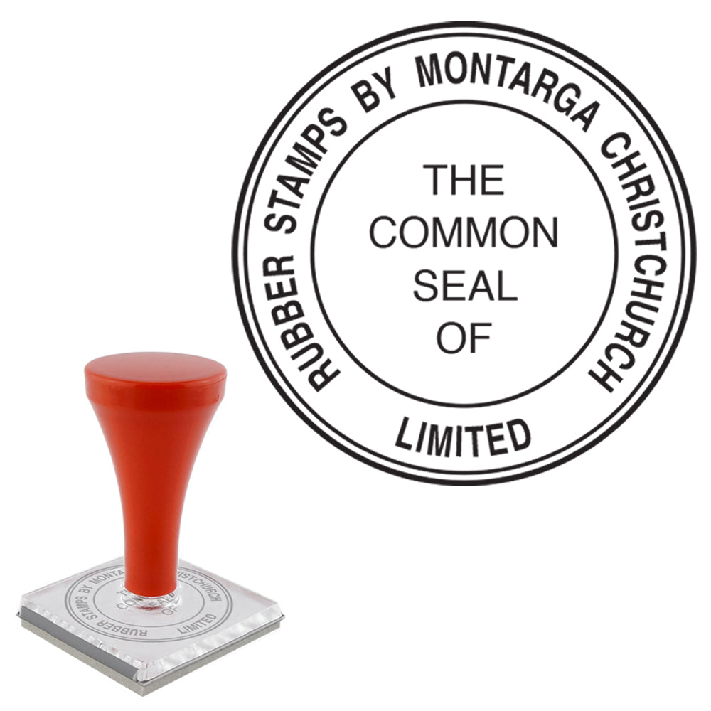 Common Seal Handle Stamp - Long Title - L15