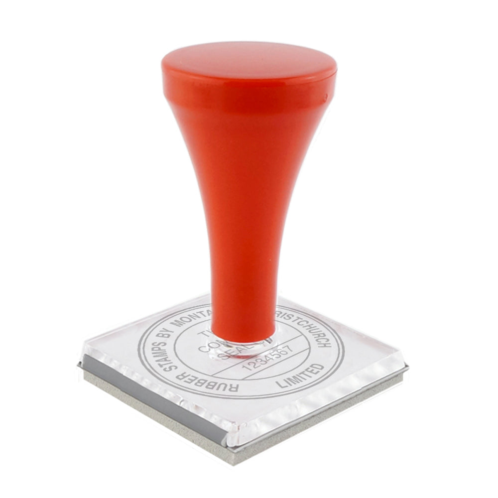 The Seal of - Handle Stamp - Long Title + Number - L15