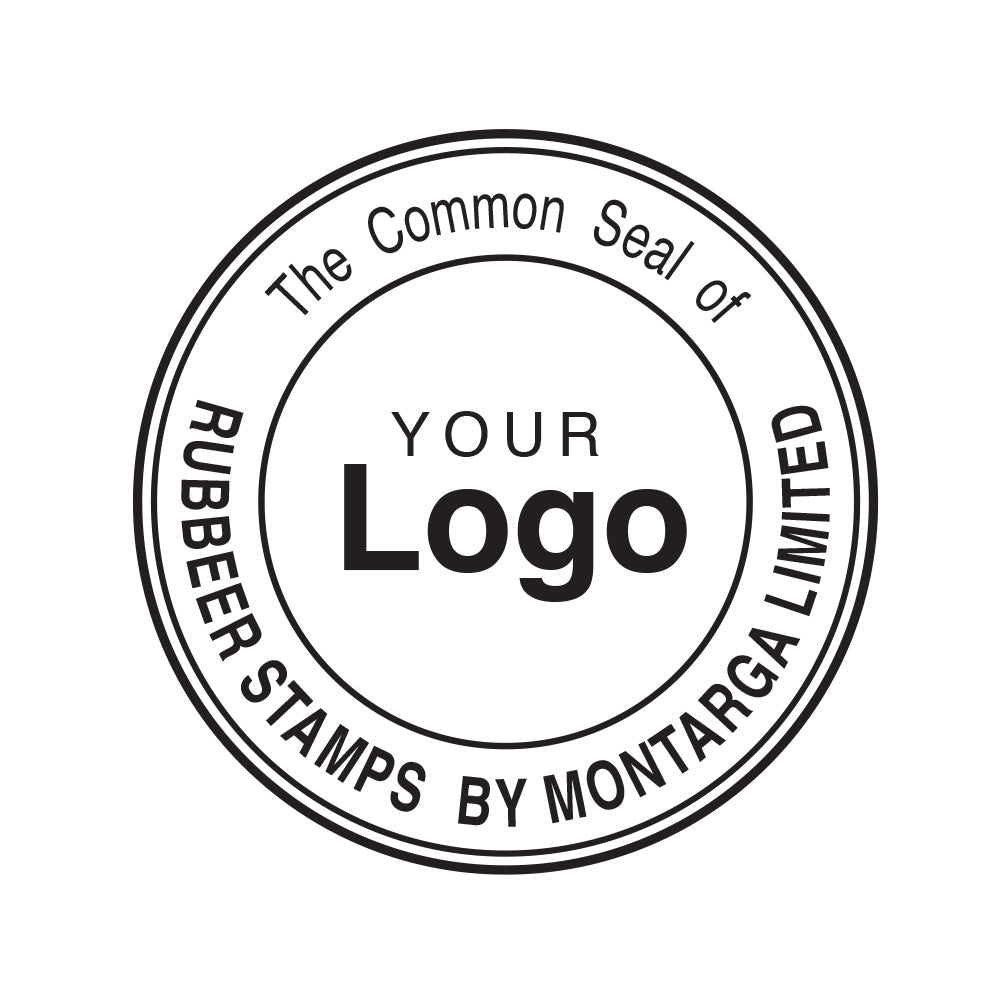Common Seal Handle Stamp + Logo - L15