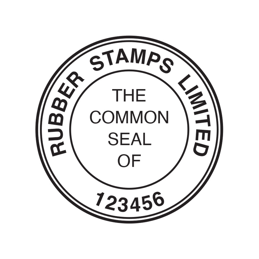 The Seal of - Self Inking Stamp + Number - 4924