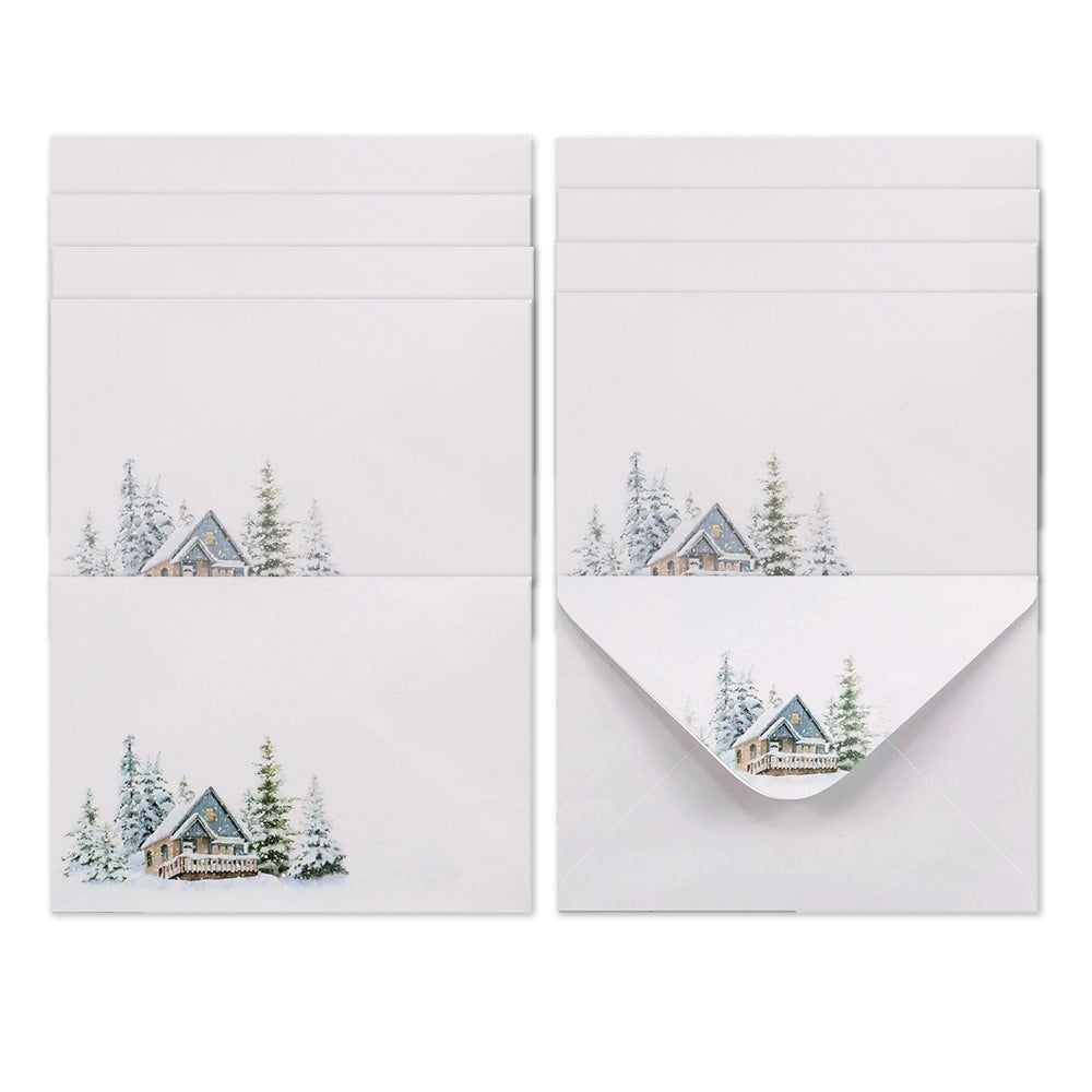 Couture Creations Christmas Envelopes - Snow Abounds - 10 pk