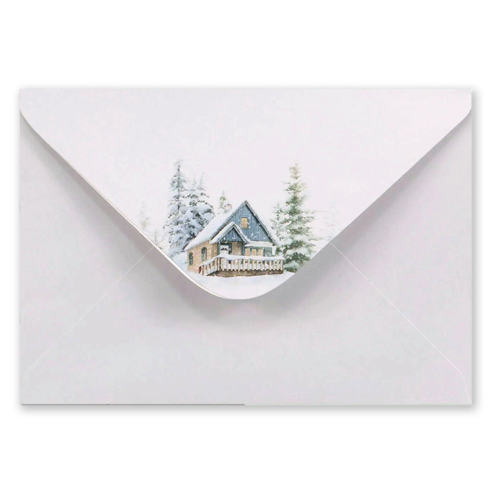 Couture Creations Christmas Envelopes - Snow Abounds - 10 pk