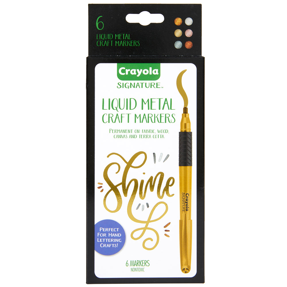 Crayola Signature Liquid Metal Craft Markers