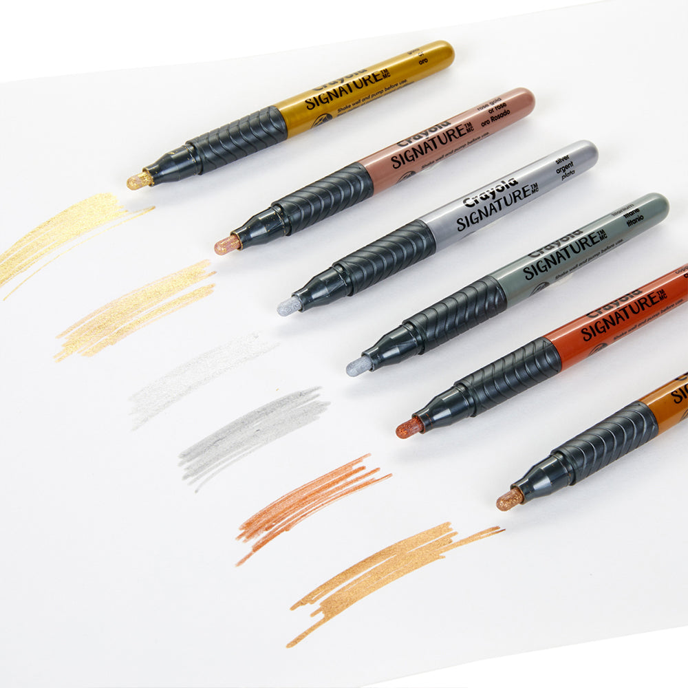 Crayola Signature Liquid Metal Craft Markers