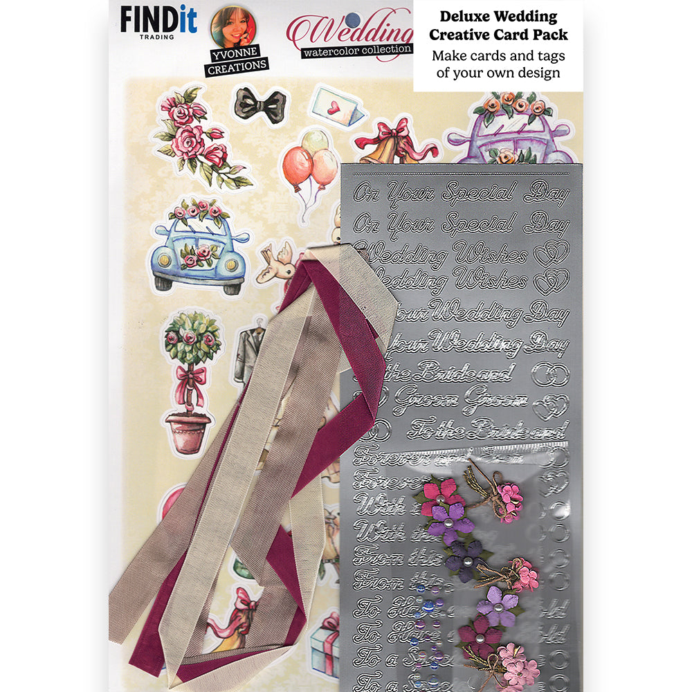 Creative Card Pack - Deluxe Wedding Silver