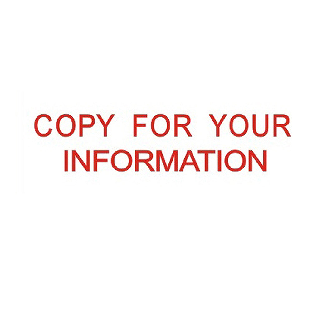 Deskmate Self Inking Stamp - Copy For Your Information