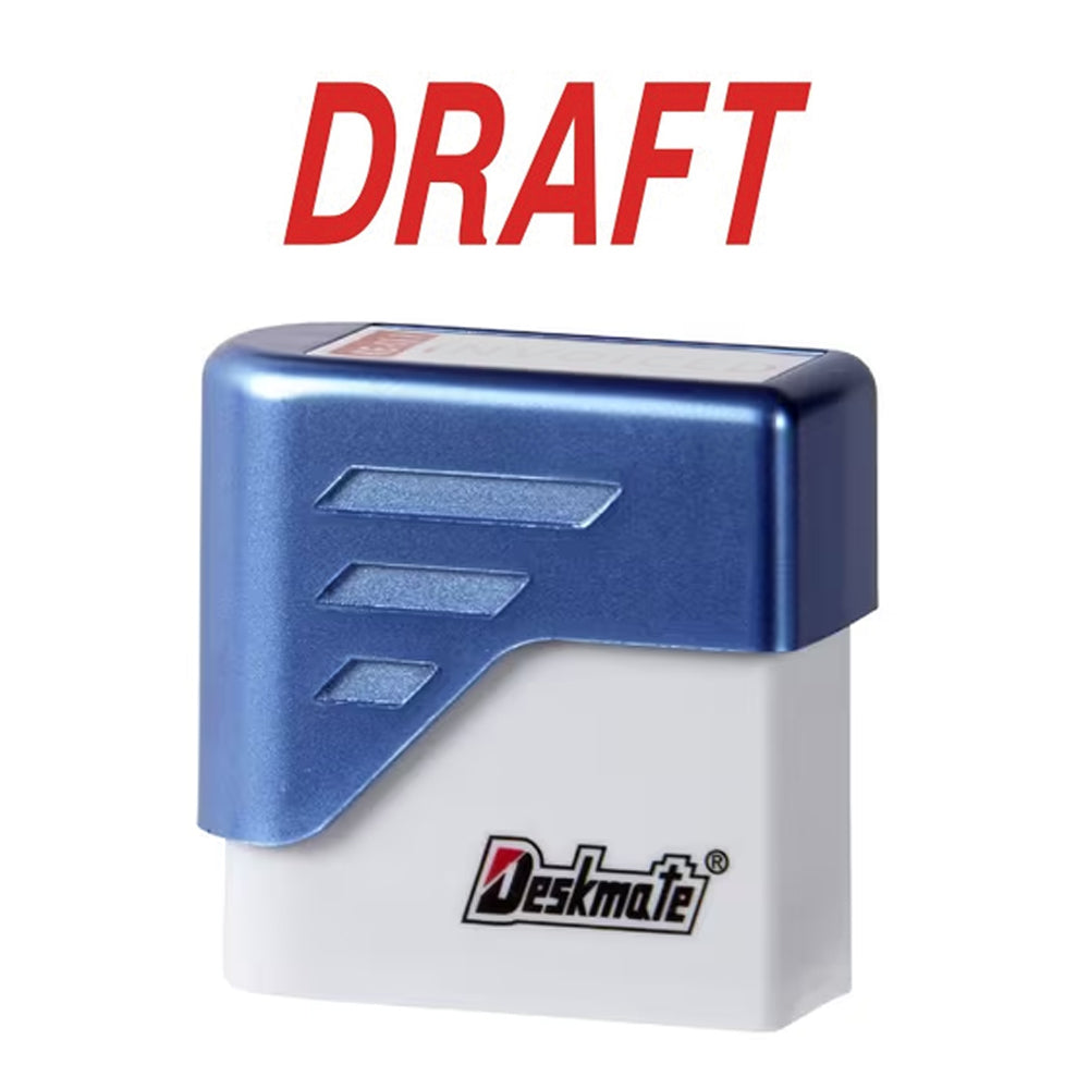 Deskmate Self Inking Stamp - Draft