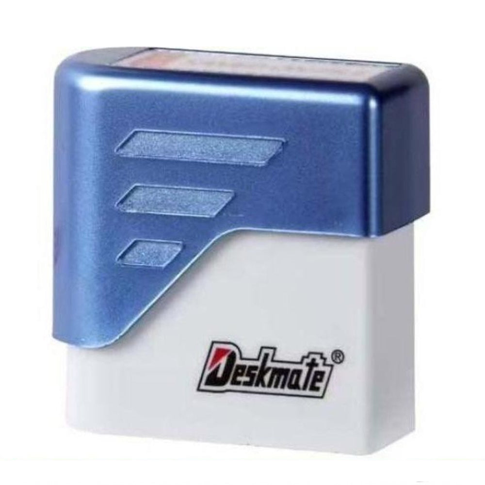 Deskmate Self Inking Stamp - File Copy Blue