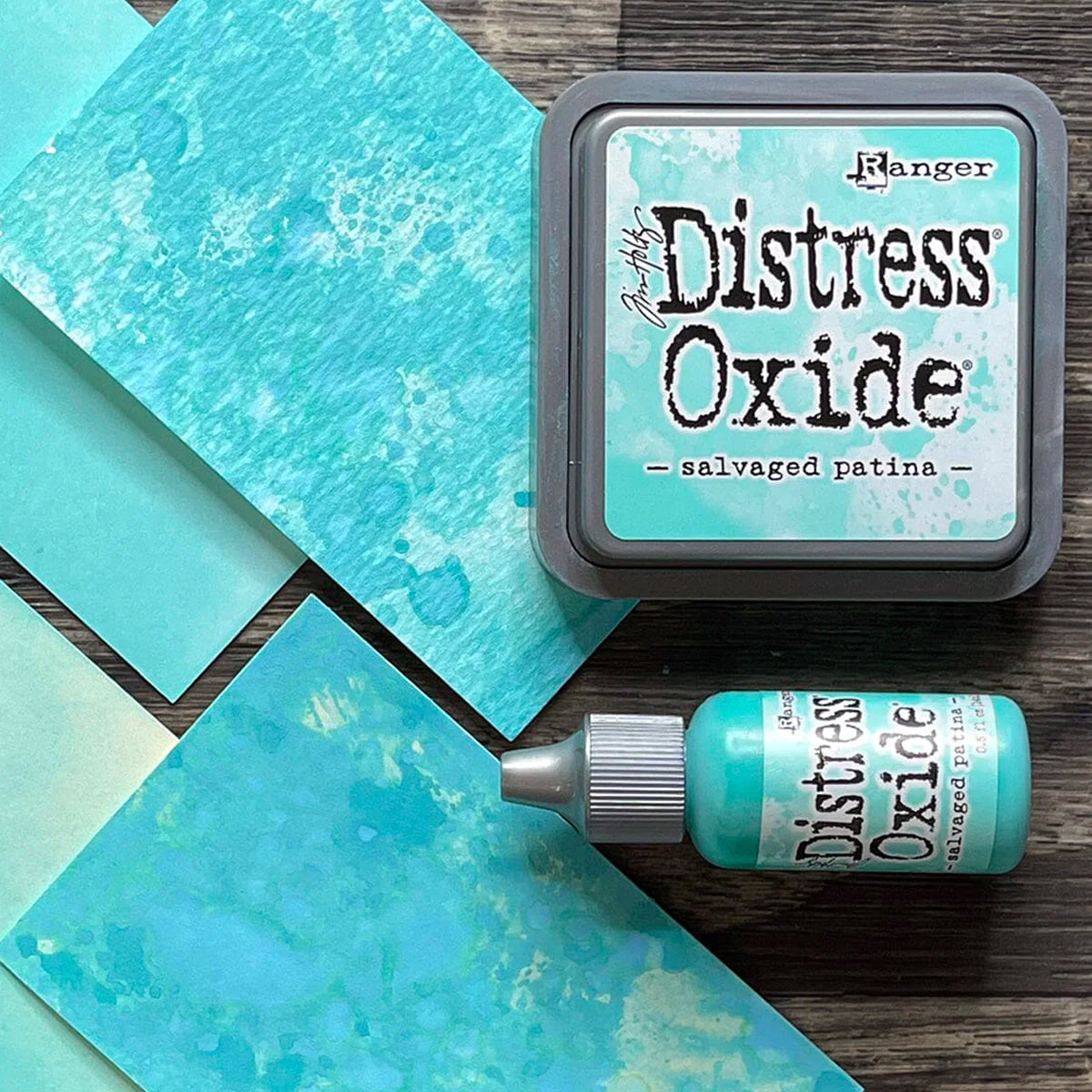Tim Holtz Distress Oxide Ink Pad - Salvaged Patina