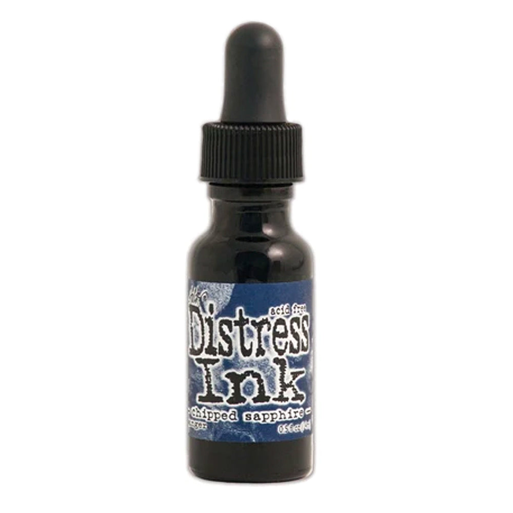 Tim Holtz Distress Dye Reinker Bottle - Chipped Sapphire