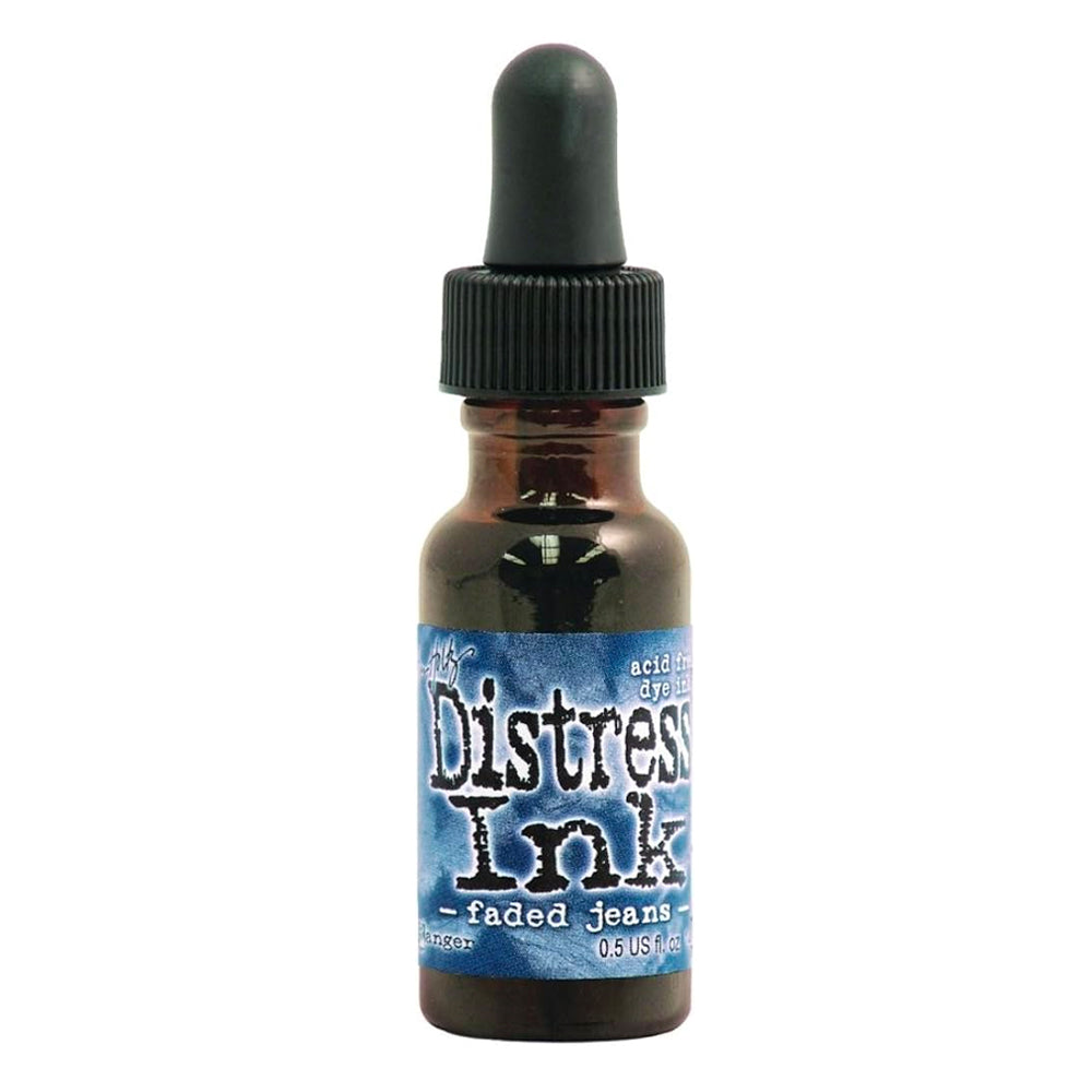Tim Holtz Distress Dye Reinker Bottle - Faded Jeans