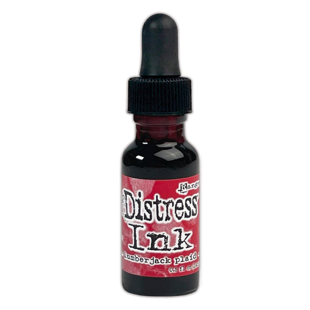 Tim Holtz Distress Dye Reinker Bottle - Lumberjack Plaid