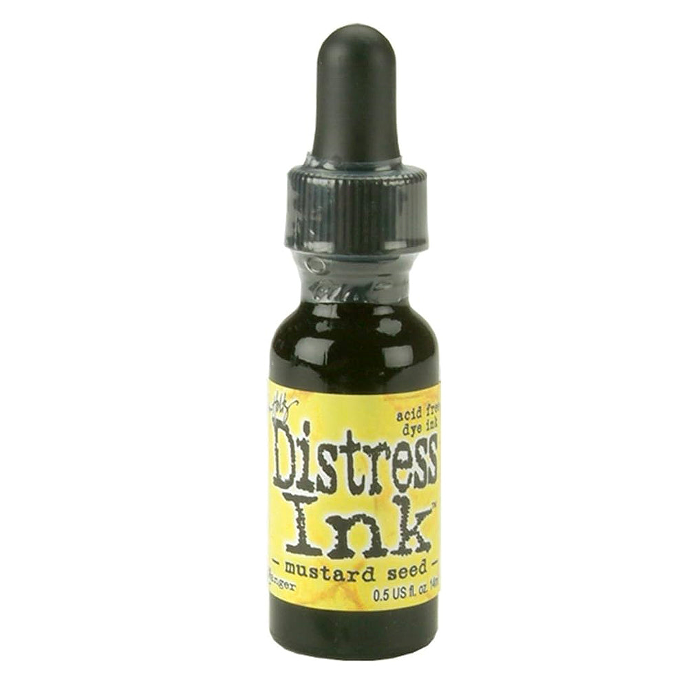 Tim Holtz Distress Dye Reinker Bottle - Mustard Seed