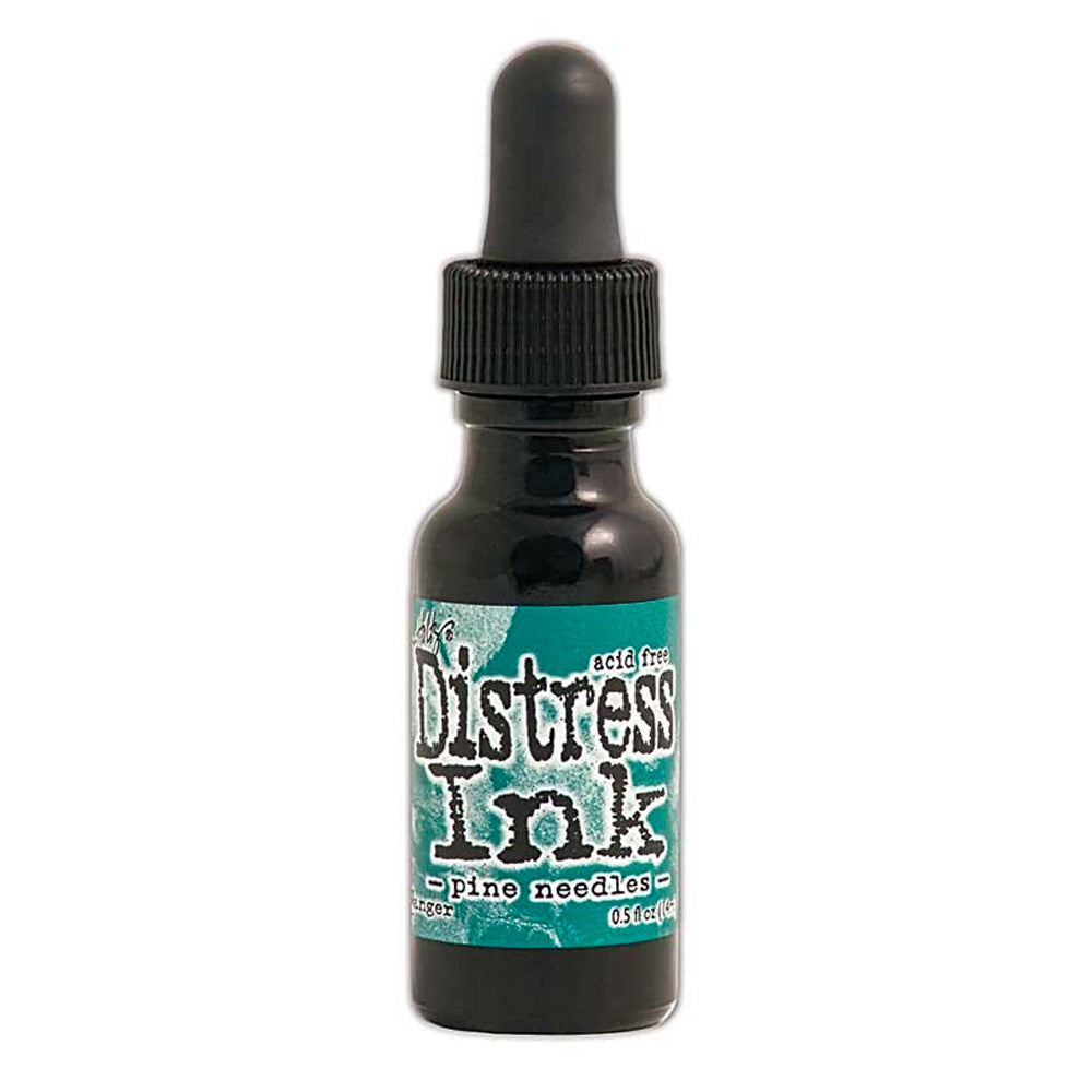Tim Holtz Distress Dye Reinker Bottle - Pine Needles