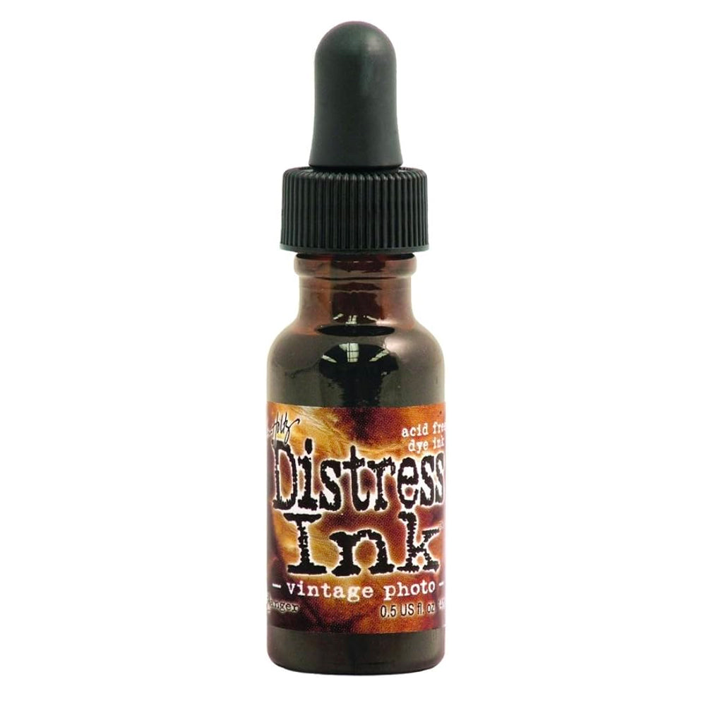 Tim Holtz Distress Dye Reinker Bottle - Vintage Photo