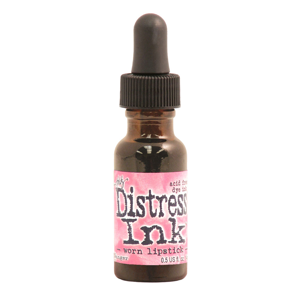 Tim Holtz Distress Dye Reinker Bottle - Worn Lipstick