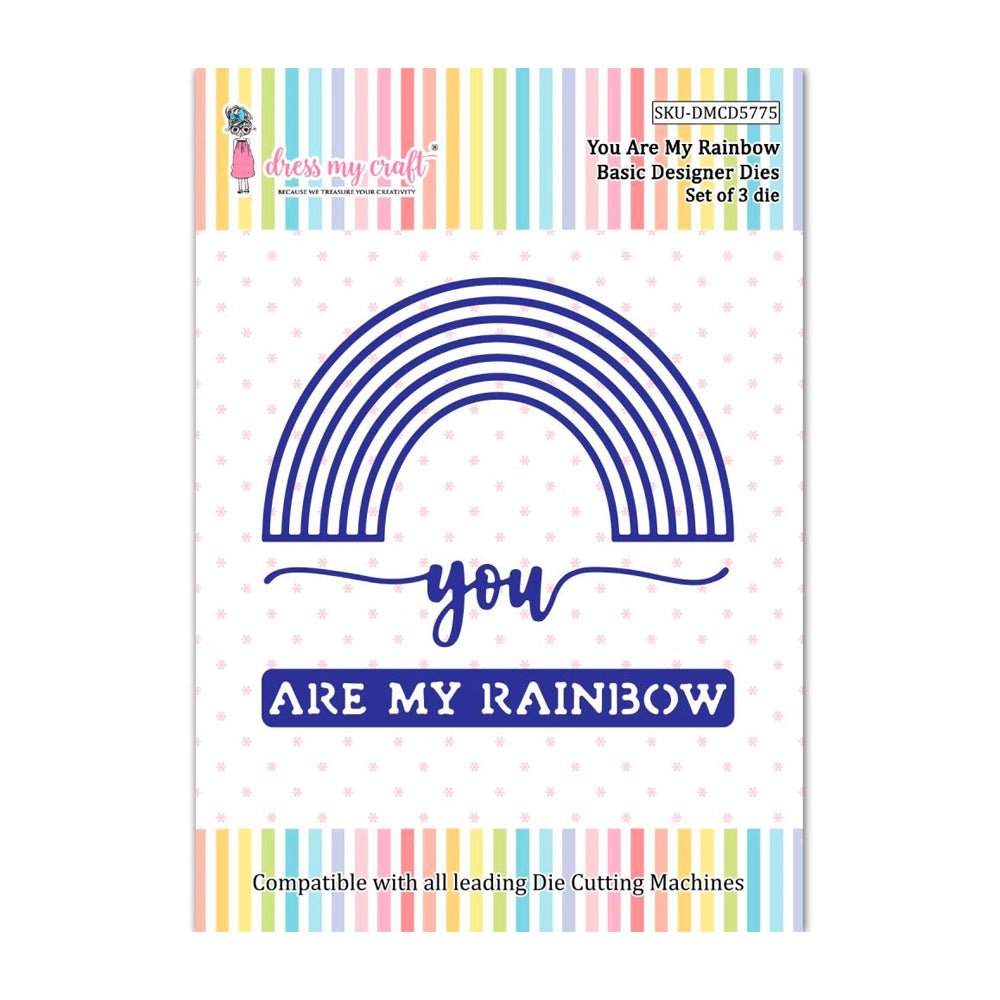 Dress My Craft Die - You Are My Rainbow DMCD5775