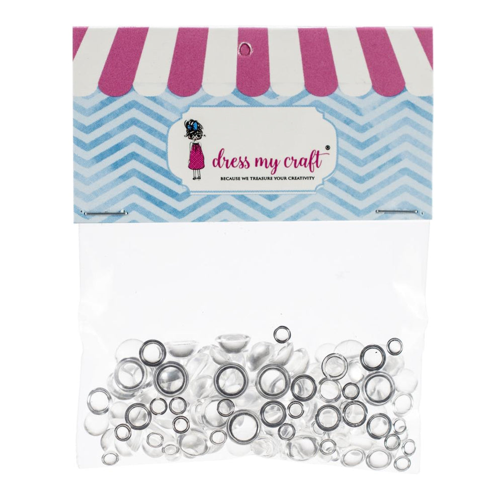 Dress my Crafts Water Droplets - Round FA4012