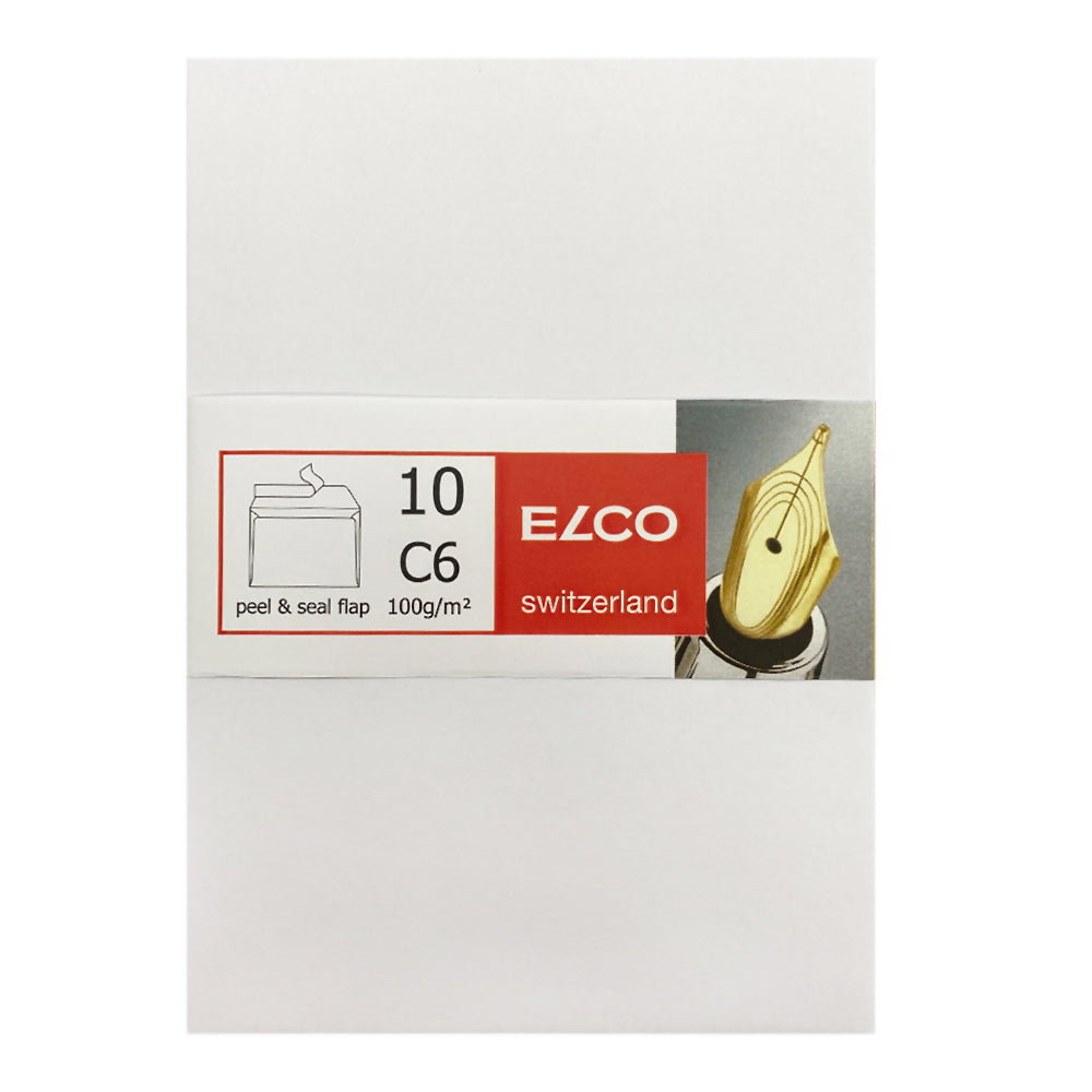 C6 Envelopes - White 10pk
