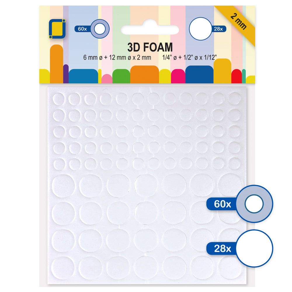 Jeje Products Foam Circles - 2mm Thick