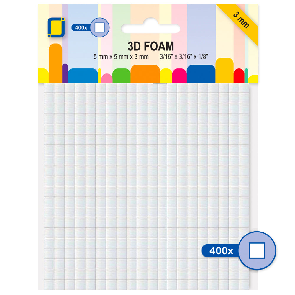 Jeje Products Foam Squares - 3mm Thick