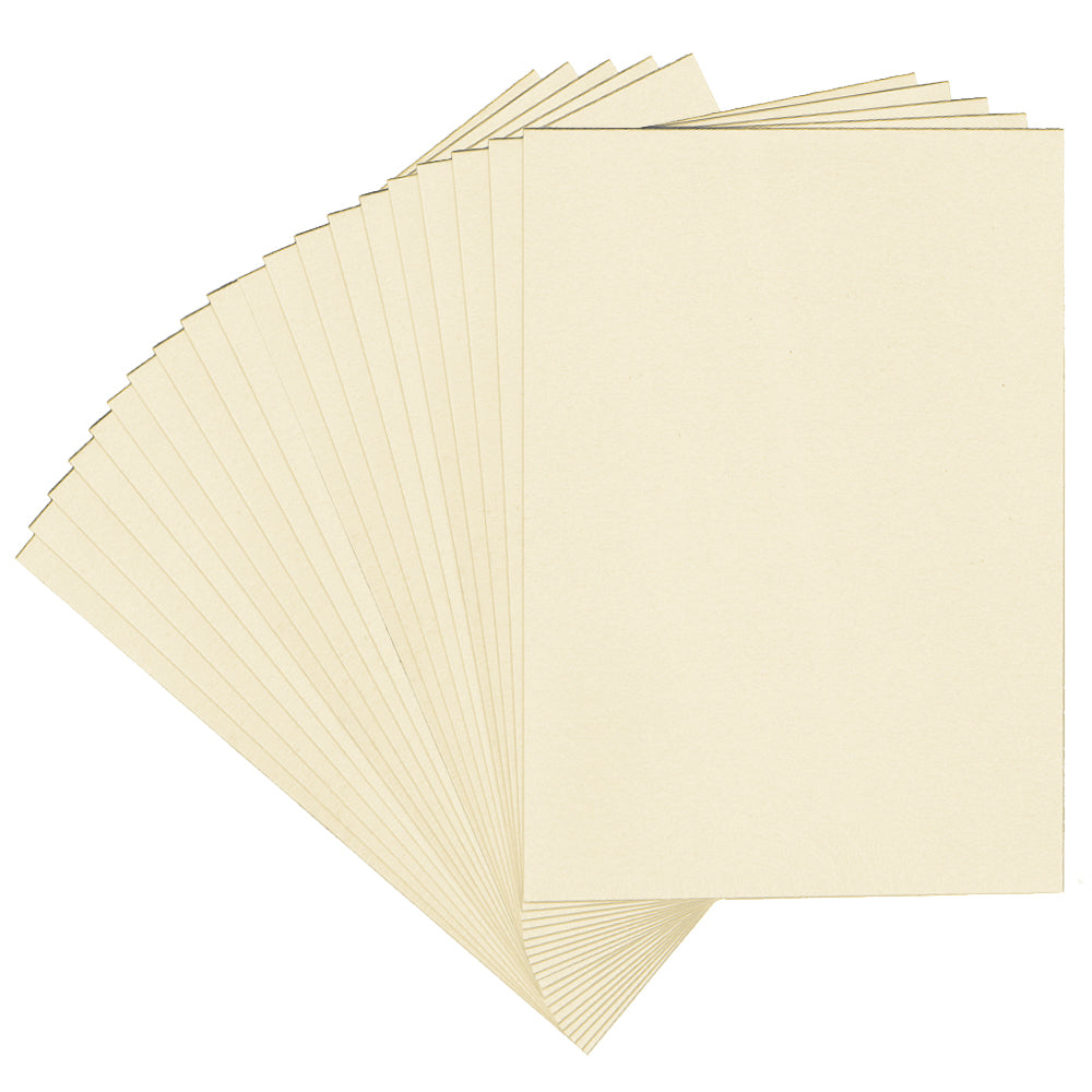 Small Gift Cards - Yellow Cream 25pk