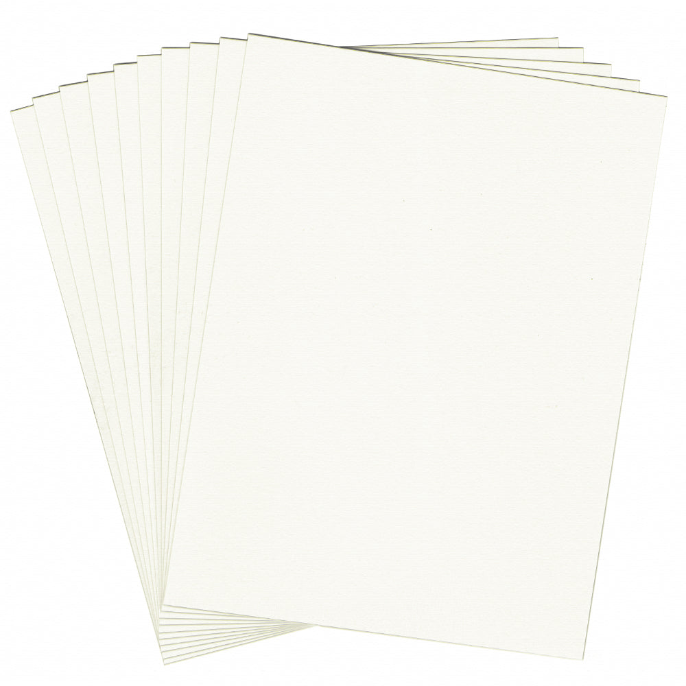 Greeting Cards 10pk - White Textured