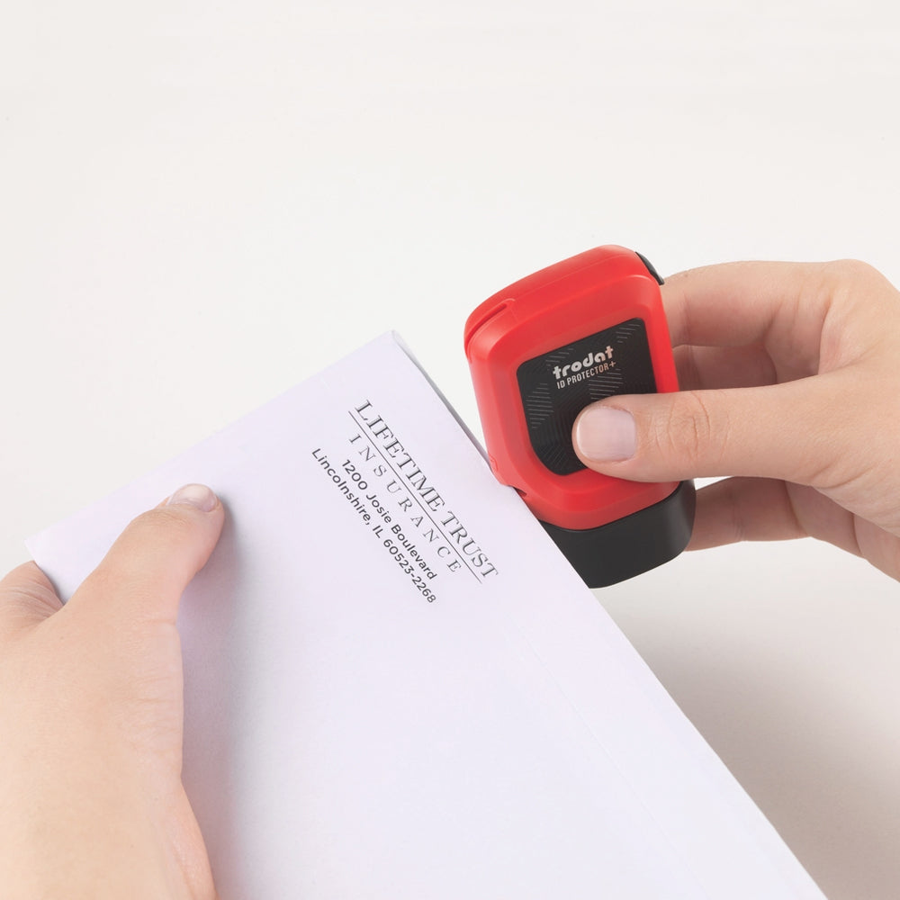 Trodat ID Protector Roller Security Blockout Self Inking Stamp