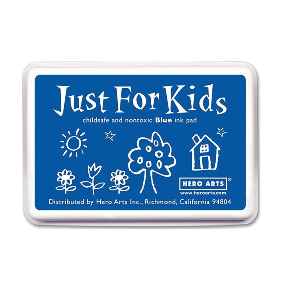 Just For Kids non-toxic ink pad - Blue
