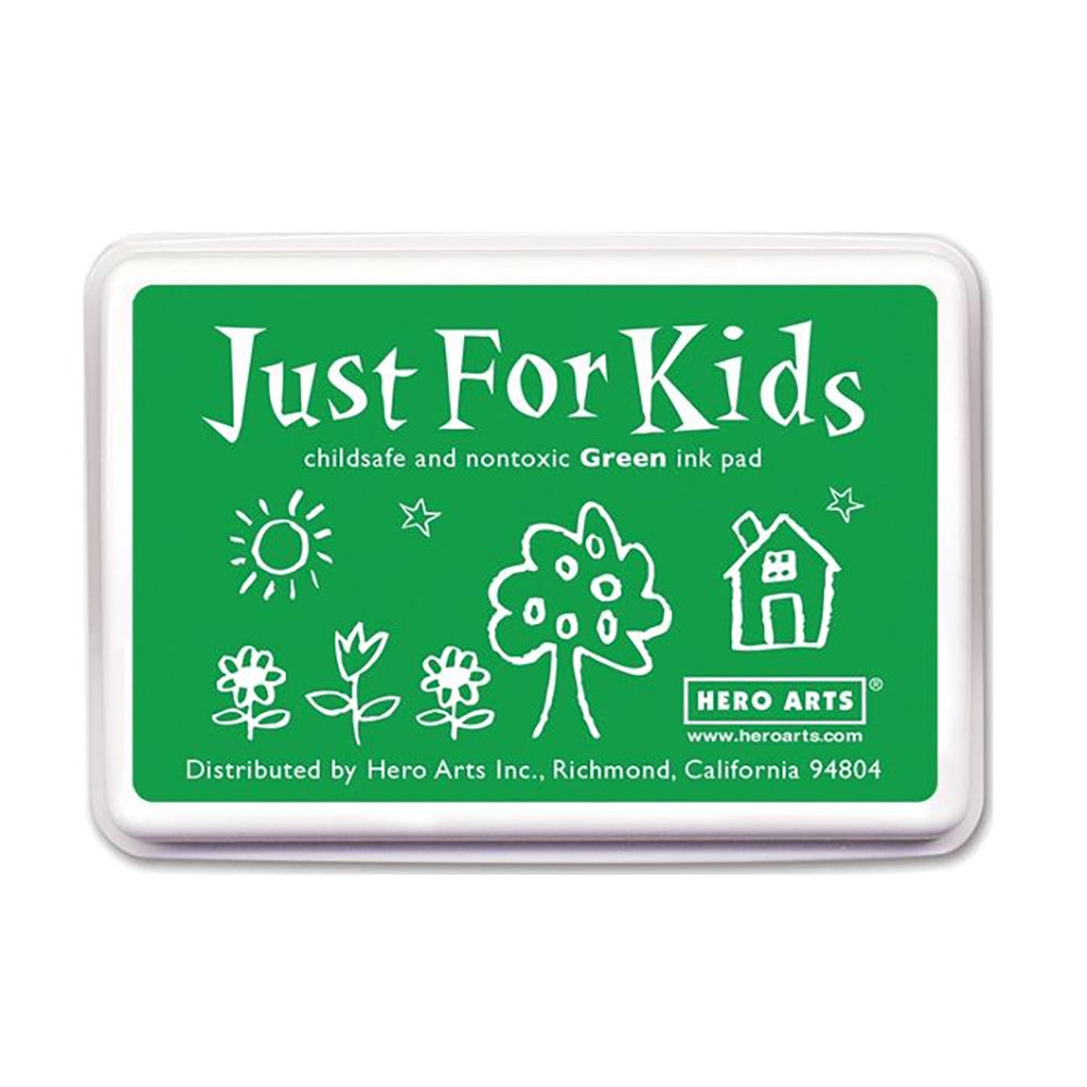 Just For Kids non-toxic ink pad - Green