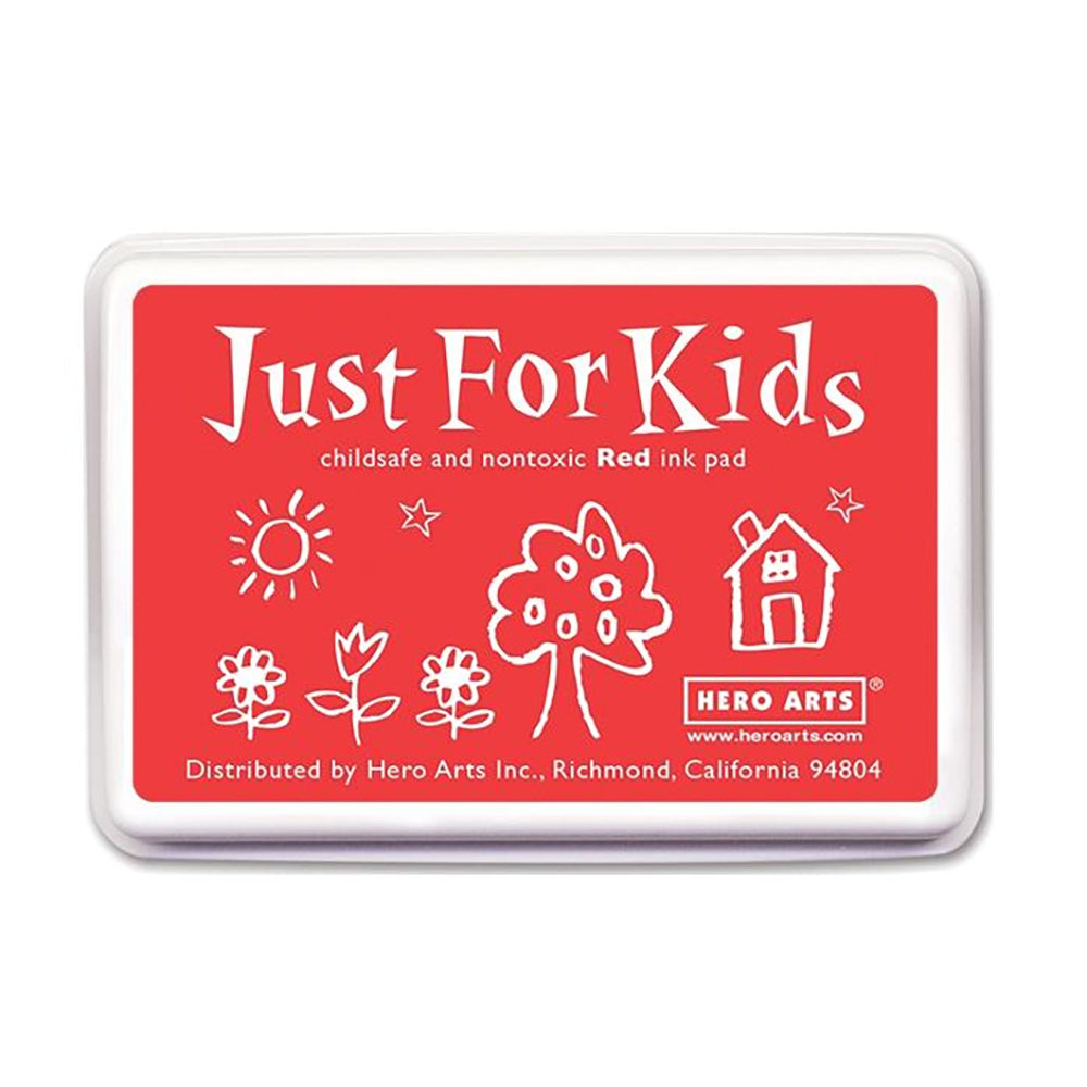 Just For Kids non-toxic ink pad - Red