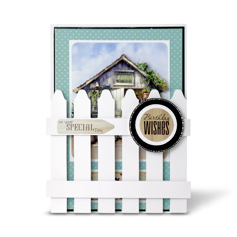 3D Push Out Sheet - Katy Sue - Potting Shed - One Sheet