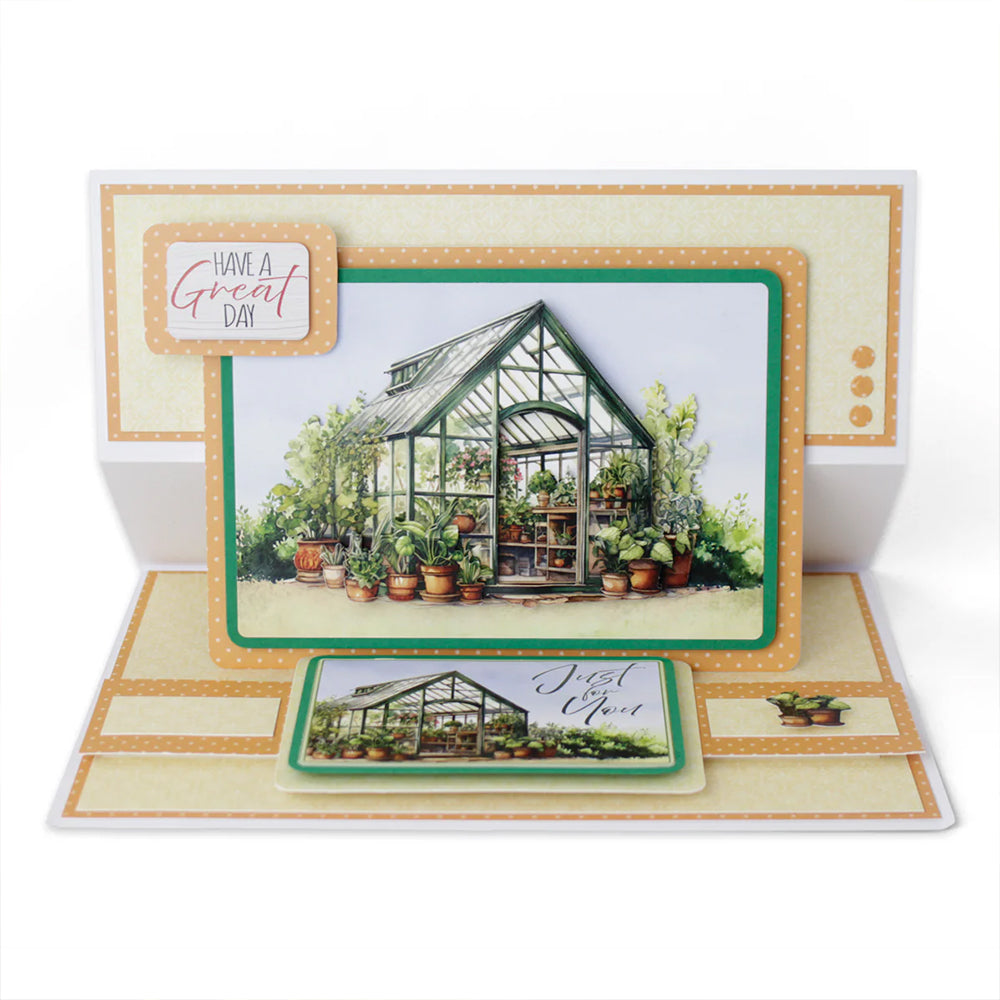 3D Push Out Sheet - Katy Sue - Summer Greenhouse - One Sheet