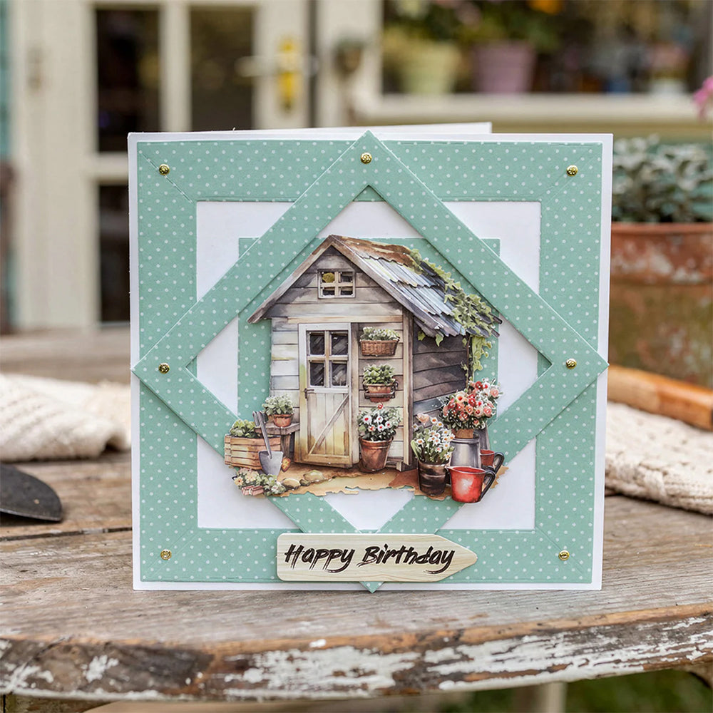 3D Push Out Sheet - Katy Sue - Summer Shed - One Sheet