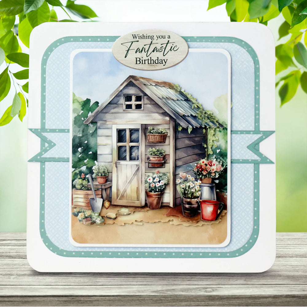 3D Push Out Sheet - Katy Sue - Summer Shed - One Sheet