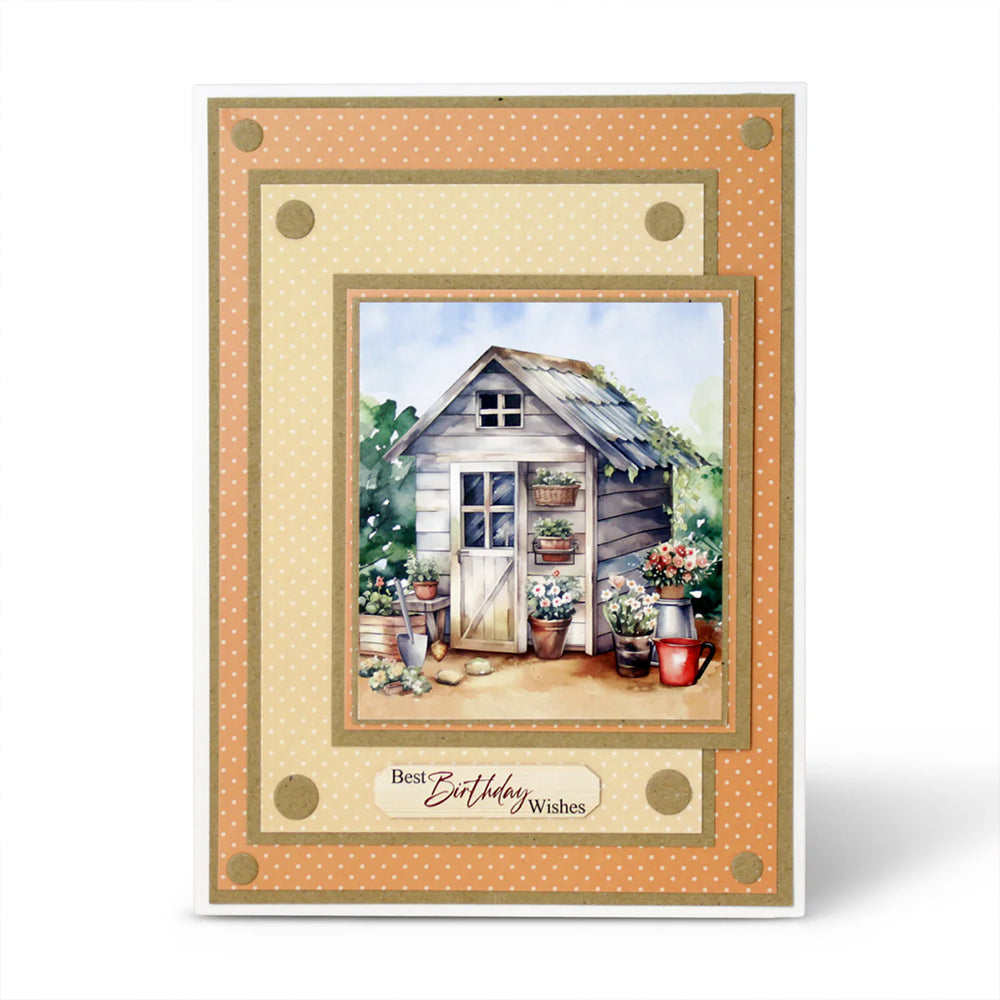 3D Push Out Sheet - Katy Sue - Summer Shed - One Sheet