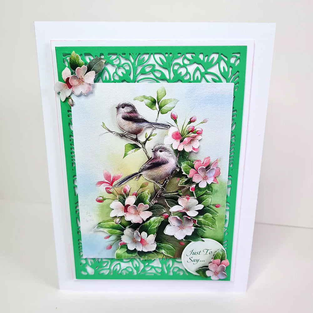 3D Push Out Sheet - Katy Sue - Birds in Blossom - One Sheet