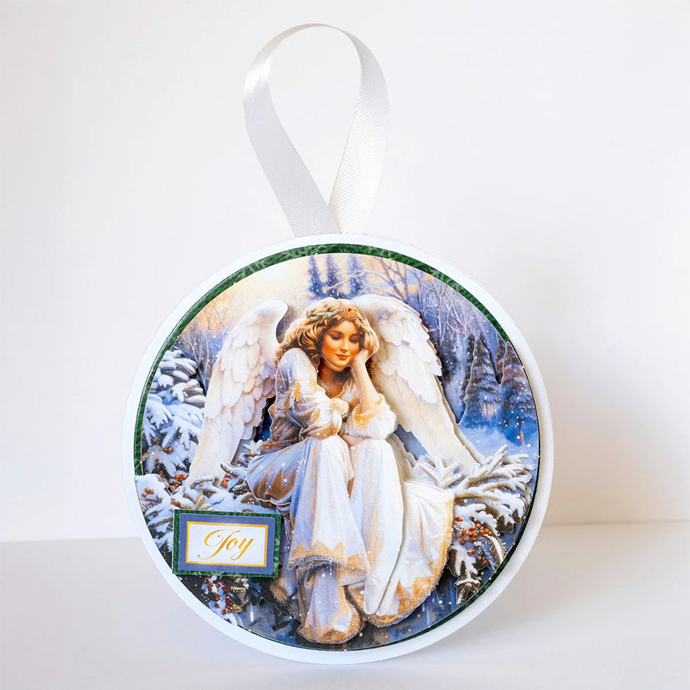 3D Push Out Sheet - Katy Sue - Christmas Bauble - Christmas Angel - One Sheet