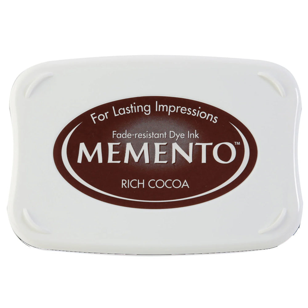 Tsukineko Memento Dye Ink Pad - Rich Cocoa