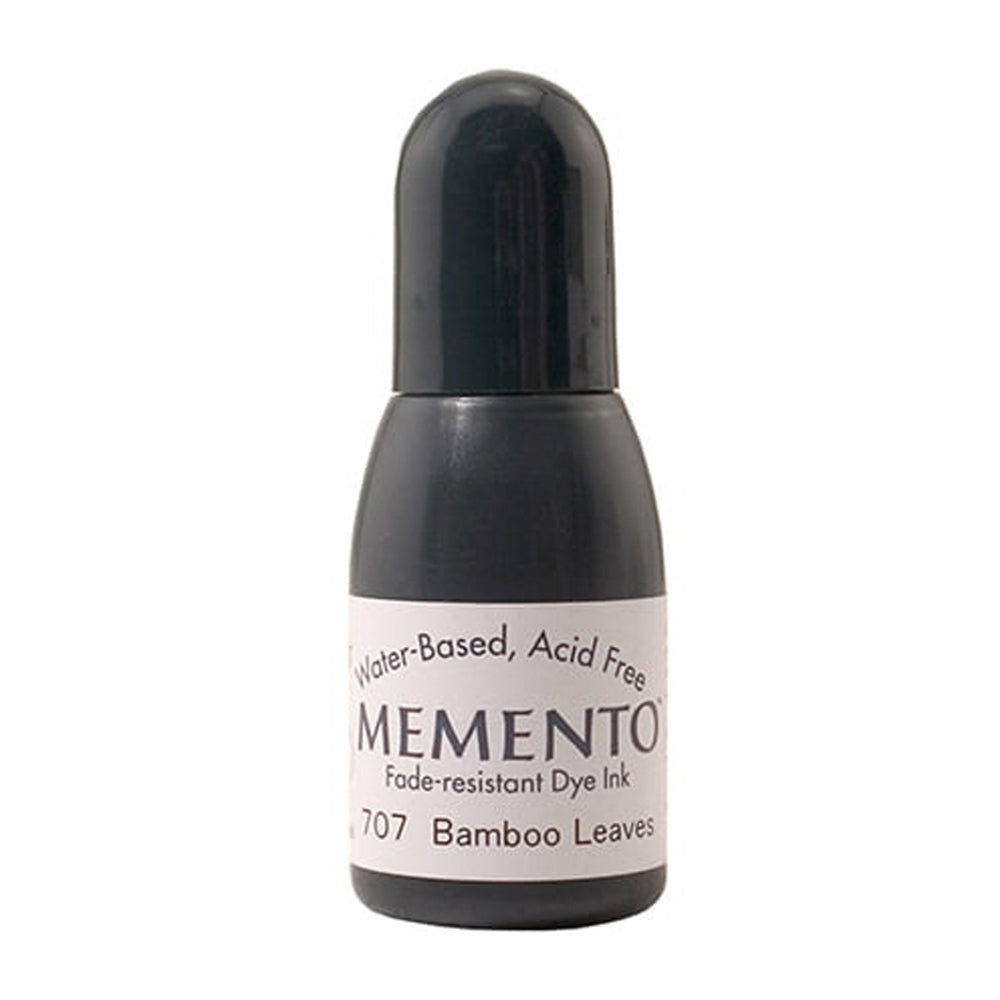 Tsukineko Memento Dye Reinker Bottle - Bamboo Leaves