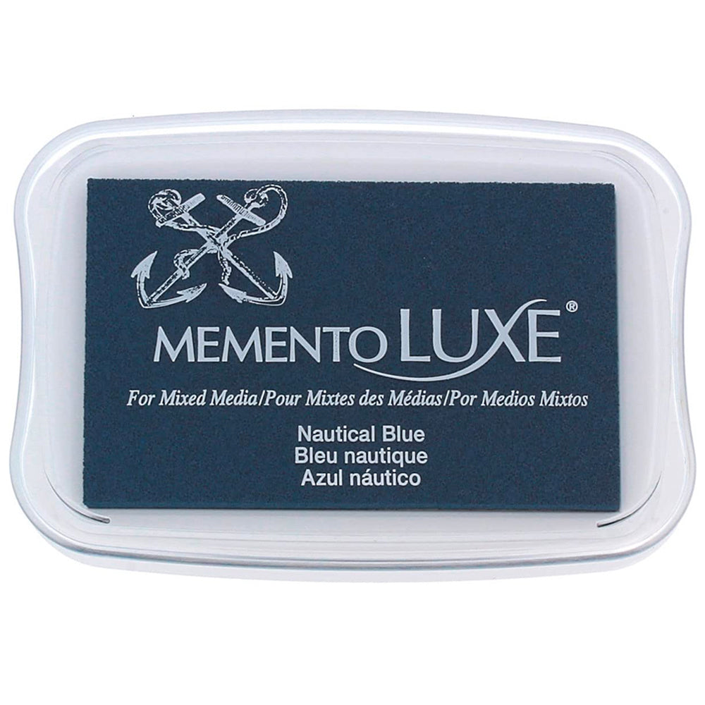 Tsukineko Memento Luxe Pigment Ink Pad - Nautical Blue