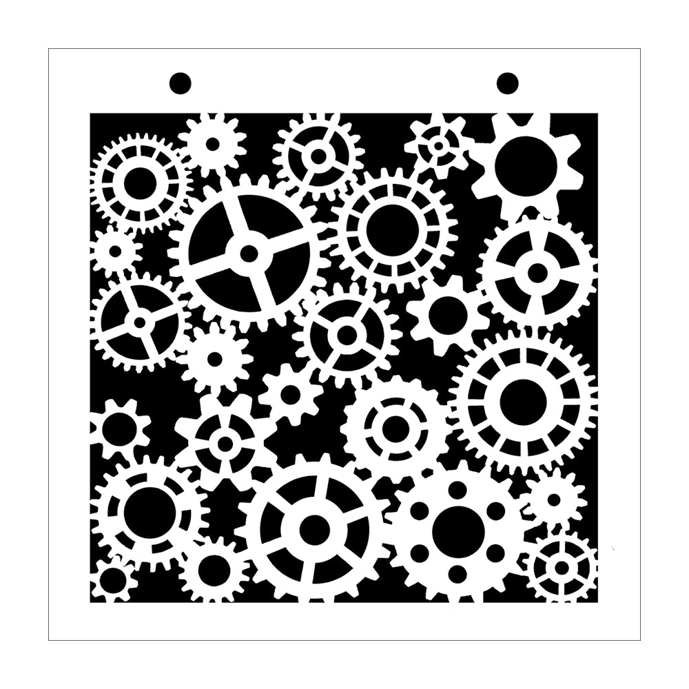 Montarga Stencil - Cogs