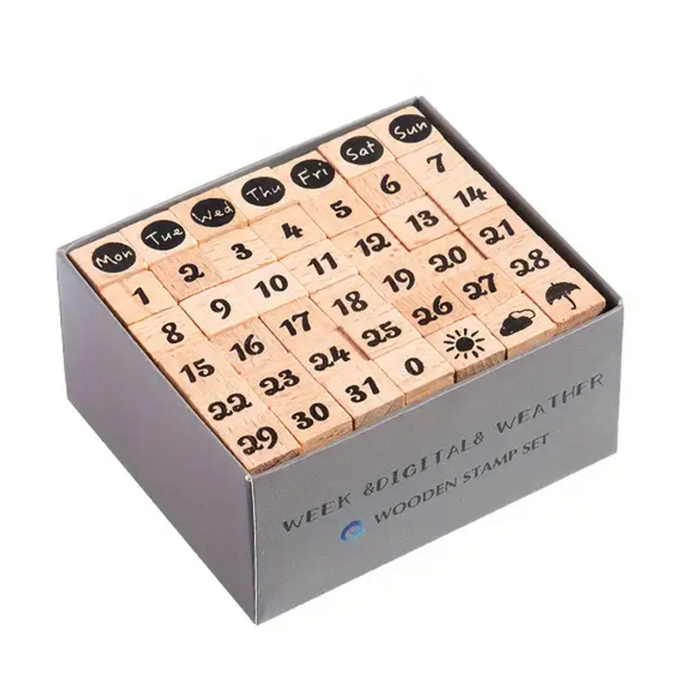 Montie's Craft Supplies - Calendar Stamp Set