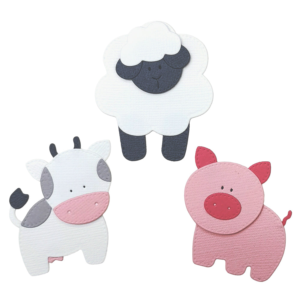 Montie's Craft Supplies Cutting Die - Farmyard Friends