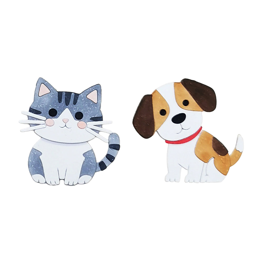 Montie's Craft Supplies Cutting Die - Kitty & Puppy